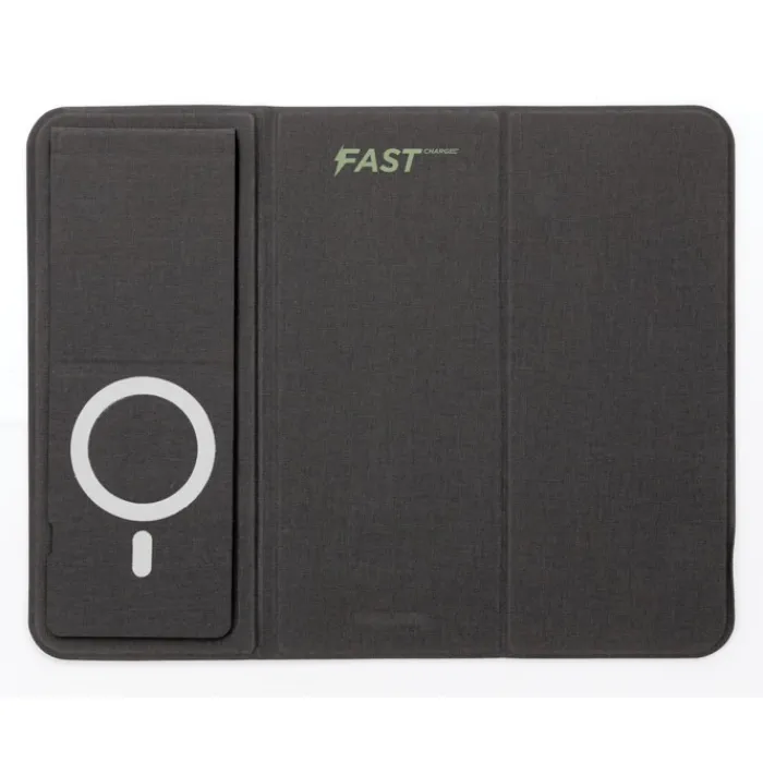 Gift Campaign Tappetino per mouse con caricabatterie wireless pieghevole da 10 W> Tappetini Per Mouse