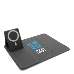 Gift Campaign Tappetino per mouse con caricabatterie wireless pieghevole da 10 W><noscript><img width=