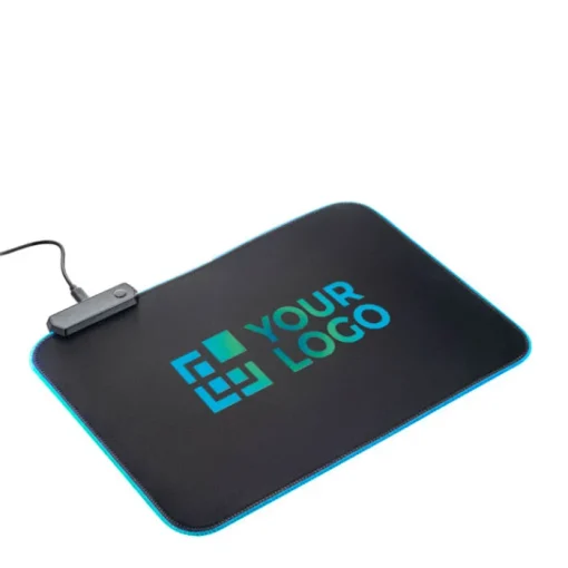 Gift Campaign Tappetino per mouse da gamer antiscivolo con modalità di illuminazione> Tappetini Per Mouse