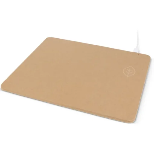 Gift Campaign Tappetino per mouse in carta riciclata con caricatore wireless> Tappetini Per Mouse