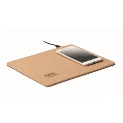 Gift Campaign Tappetino per mouse in sughero con caricatore wireless integrato Cork> Tappetini Per Mouse