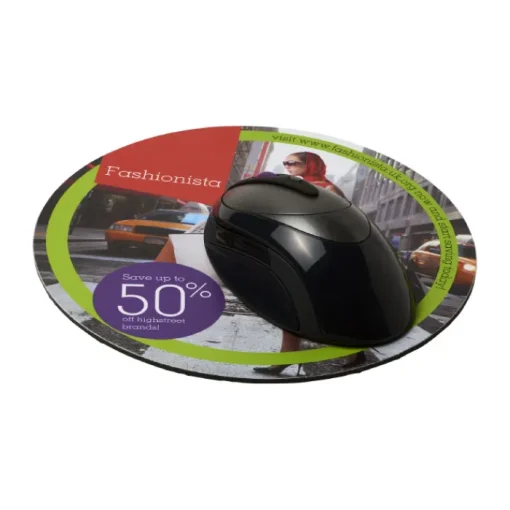 Gift Campaign Tappetino per mouse personalizzato di forma rotonda Publish Round> Tappetini Per Mouse