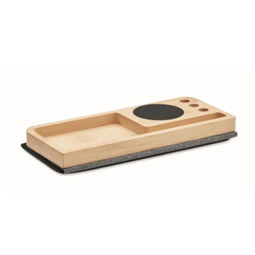 Gift Campaign Tappetino per mouse rPET con organizzatore da scrivania e caricatore> Tappetini Per Mouse
