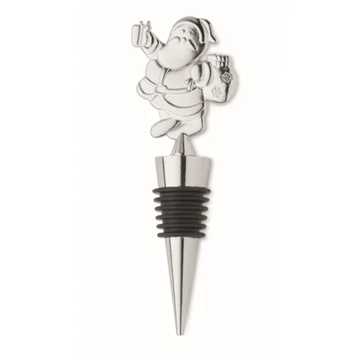 Gift Campaign Tappo per bottiglia di vino edizione natalizia a forma di Babbo Natale> Gadget Natalizi