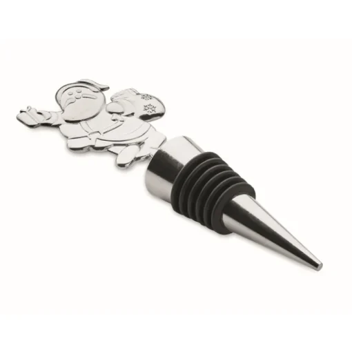 Gift Campaign Tappo per bottiglia di vino edizione natalizia a forma di Babbo Natale> Gadget Natalizi