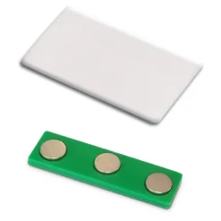 Gift Campaign Targhetta identificativa magnetica rettangolare 50x30mm> Spille