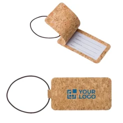 Gift Campaign Targhette per il bagaglio con logo in sughero Cork> Accessori Da Viaggio