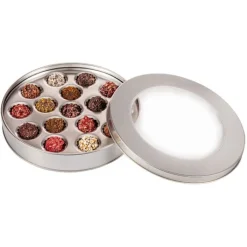 Gift Campaign Tartufi al cioccolato con vari ripieni gourmet in scatola di metallo> Cioccolatini