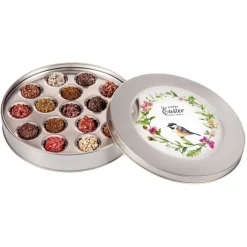 Gift Campaign Tartufi al cioccolato con vari ripieni gourmet in scatola di metallo> Cioccolatini
