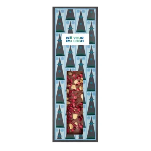 Gift Campaign Tavoletta cioccolato al latte con decorazioni di frutta e miele 100g> Cioccolatini