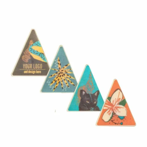 Gift Campaign Tavoletta di cioccolato con mandorle triangolare personalizzabile> Gadget Natalizi|Cioccolatini