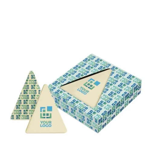 Gift Campaign Tavoletta di cioccolato con mandorle triangolare personalizzabile> Gadget Natalizi|Cioccolatini