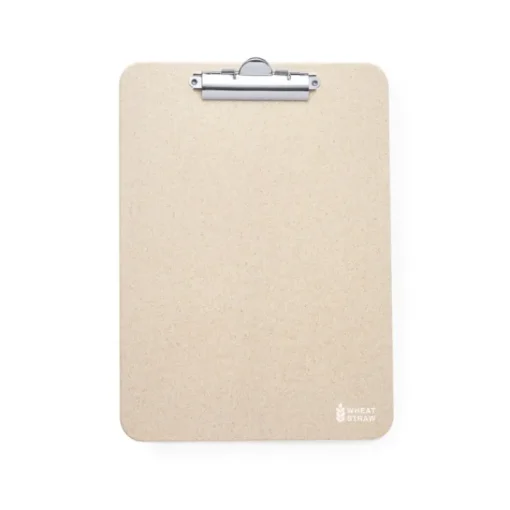Gift Campaign Tavoletta porta carte ecologica con blocco in metallo A4 WheatStraw> Gadget Per L'Ufficio