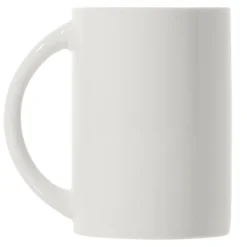 Gift Campaign Tazza bianca cilindrica in porcellana con manico semicircolare 300ml></noscript> Tazze Mug