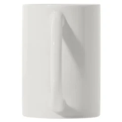 Gift Campaign Tazza bianca cilindrica in porcellana con manico semicircolare 300ml></noscript> Tazze Mug