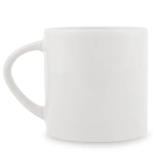 Gift Campaign Tazza bianca con manico triangolare progettata per sublimazione 180ml> Tazze Per Sublimazione Con Foto