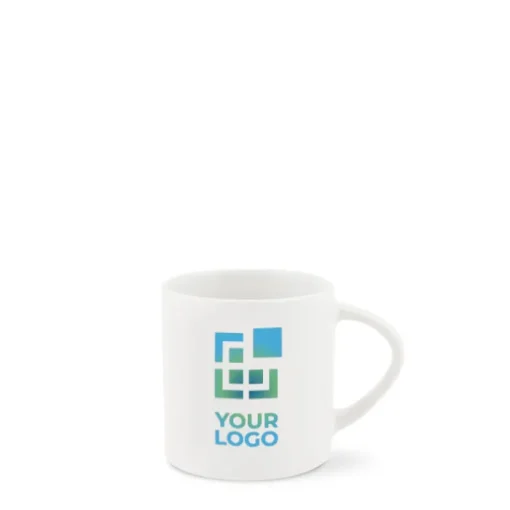 Gift Campaign Tazza bianca con manico triangolare progettata per sublimazione 180ml> Tazze Per Sublimazione Con Foto