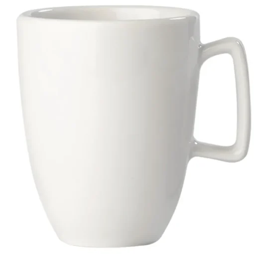 Gift Campaign Tazza bianca di porcellana con manico rettangolare da 230ml> Tazze Mug