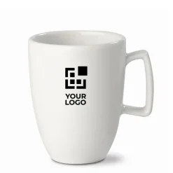 Gift Campaign Tazza bianca di porcellana con manico rettangolare da 230ml></noscript> Tazze Mug