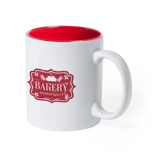 Gift Campaign Tazza con logo ceramica di qualità interno colorato 350ml Magic White> Tazze Mug