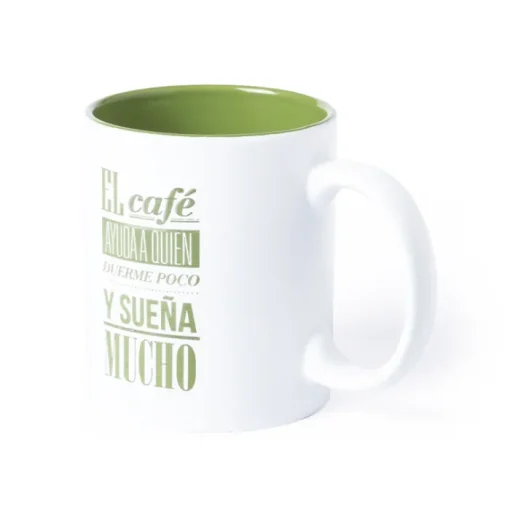 Gift Campaign Tazza con logo ceramica di qualità interno colorato 350ml Magic White> Tazze Mug