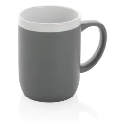 Gift Campaign Tazza con logo ceramica finitura opaca bordo bianco 300ml White Deco> Tazze Mug
