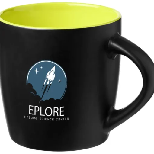 Gift Campaign Tazza con logo esterno opaco interno colorato 340ml Colormixt Black> Tazze Mug