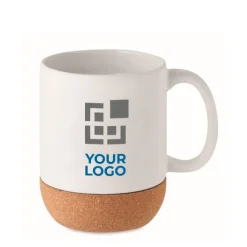Gift Campaign Tazza con logo in ceramica opaca base in sughero 300ml Design Cork></noscript> Tazze Mug