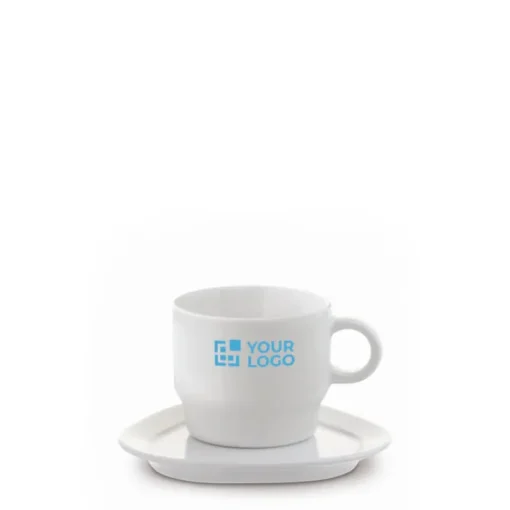 Gift Campaign Tazza con piattino triangolare prodotta in Europa da 180ml> Tazzine Da Caffè E Tazze Tè