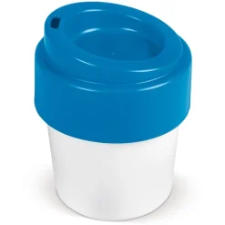 Gift Campaign Tazza da asporto con tappo colorato in bioplastica riciclabile 240ml> Bicchieri Take Away