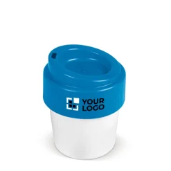Gift Campaign Tazza da asporto con tappo colorato in bioplastica riciclabile 240ml></noscript> Bicchieri Take Away