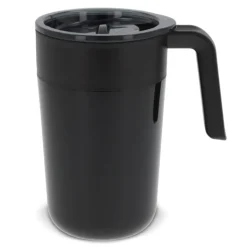 Gift Campaign Tazza da viaggio con manico in acciaio inox e PP a doppia parete 400ml> Bicchieri Termici Personalizzati