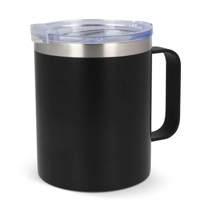 Gift Campaign Tazza da viaggio in acciaio e ceramica con manico e tappo 350ml> Bicchieri Take Away