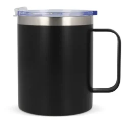 Gift Campaign Tazza da viaggio in acciaio e ceramica con manico e tappo 350ml><noscript><img width=