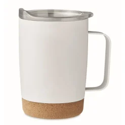 Gift Campaign Tazza da viaggio in acciaio con base in sughero 300ml Inox Cork> Bicchieri Termici Personalizzati