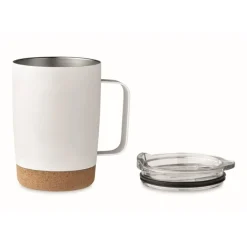 Gift Campaign Tazza da viaggio in acciaio con base in sughero 300ml Inox Cork></noscript> Bicchieri Termici Personalizzati