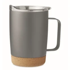 Gift Campaign Tazza da viaggio in acciaio con base in sughero 300ml Inox Cork></noscript> Bicchieri Termici Personalizzati