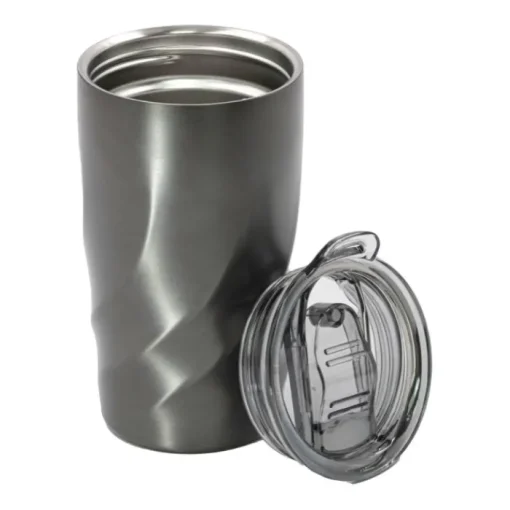 Gift Campaign Tazza da viaggio in acciaio inox riciclato da 400ml BrandCharger> Bicchieri Termici Personalizzati