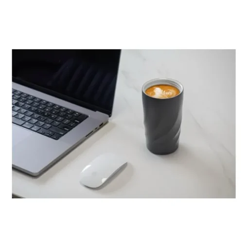 Gift Campaign Tazza da viaggio in acciaio inox con interno in ceramica da 400 ml> Bicchieri Termici Personalizzati