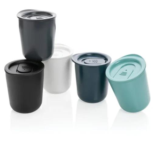 Gift Campaign Tazza d'asporto antibatterica in acciaio personalizzata con logo 250ml> Gadget Per Medici E Infermieri|Bicchieri Termici Personalizzati
