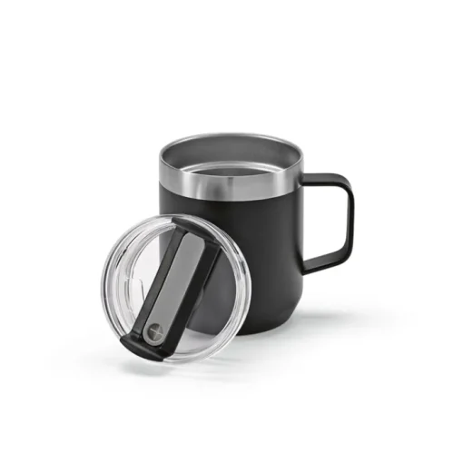 Gift Campaign Tazza d'asporto in acciaio inox riciclato con coperchio girevole 350ml> Bicchieri Termici Personalizzati