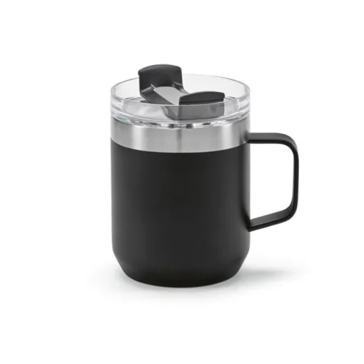 Gift Campaign Tazza d'asporto in acciaio inox riciclato con coperchio girevole 350ml> Bicchieri Termici Personalizzati