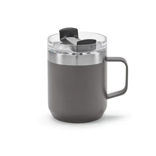 Gift Campaign Tazza d'asporto in acciaio inox riciclato con coperchio girevole 350ml> Bicchieri Termici Personalizzati