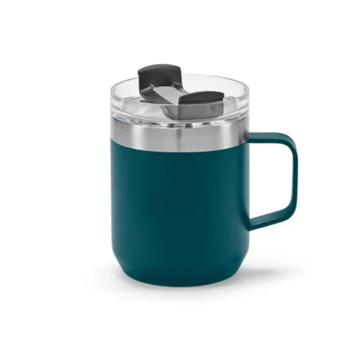 Gift Campaign Tazza d'asporto in acciaio inox riciclato con coperchio girevole 350ml> Bicchieri Termici Personalizzati