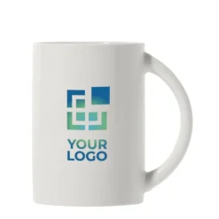 Gift Campaign Tazza di gres per la sublimazione con manico a mezza luna da 300ml></noscript> Tazze Per Sublimazione Con Foto