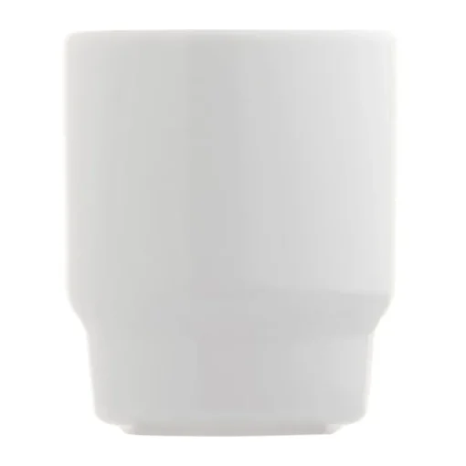Gift Campaign Tazza di porcellana bianca impilabile prodotta in Europa da 250ml> Tazze Mug