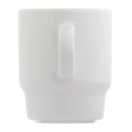 Gift Campaign Tazza di porcellana bianca impilabile prodotta in Europa da 250ml> Tazze Mug