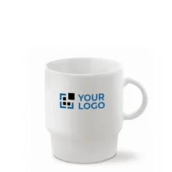 Gift Campaign Tazza di porcellana bianca impilabile prodotta in Europa da 250ml></noscript> Tazze Mug