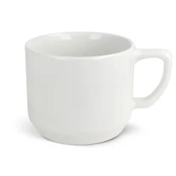 Gift Campaign Tazza di porcellana bianca personalizzabile per bar e hotel da 250ml> Tazze Mug