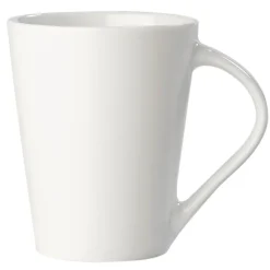 Gift Campaign Tazza di porcellana bianca con manico triangolare prodotta in UE 270ml></noscript> Tazze Mug